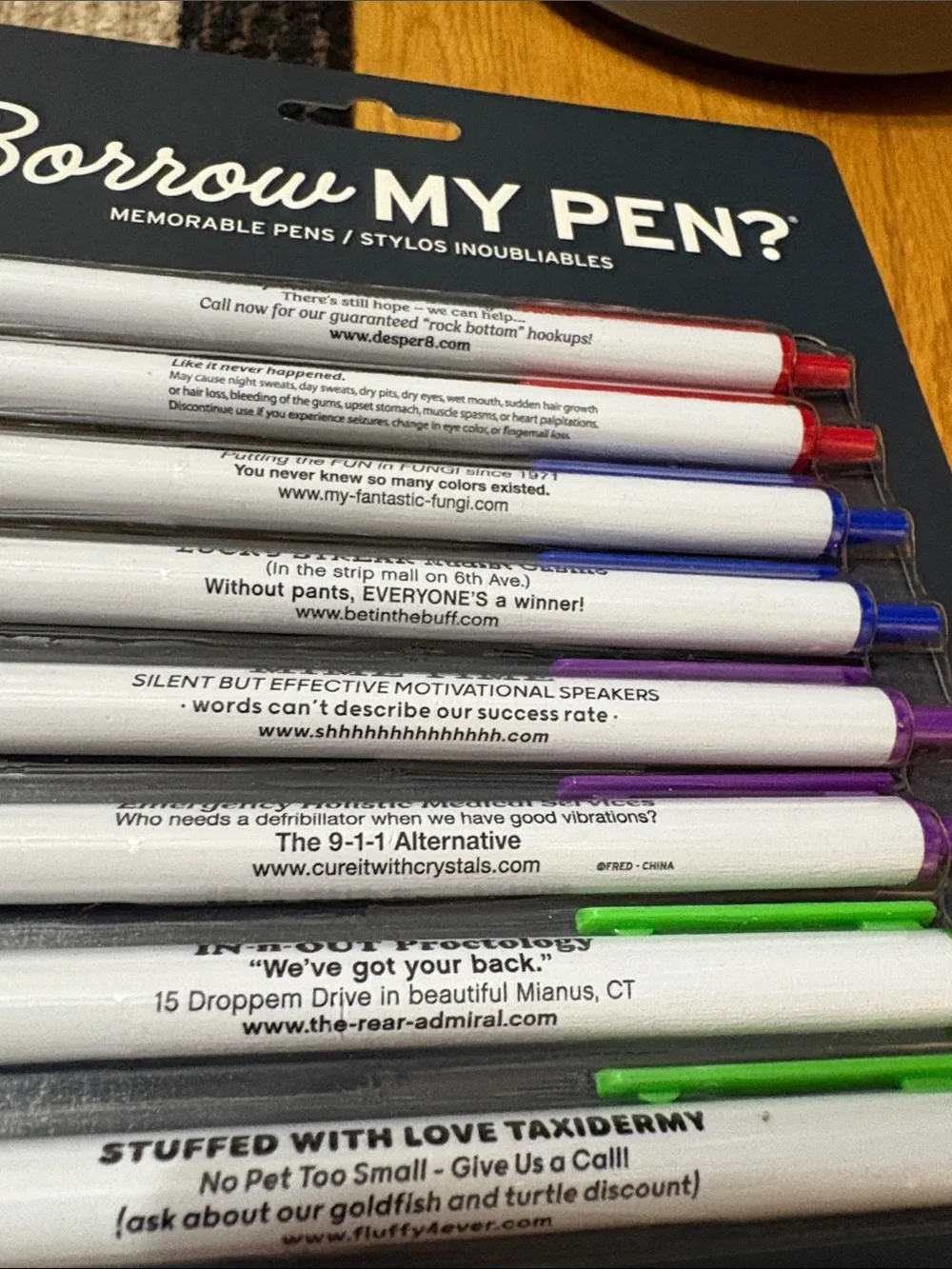 Fred assorted ballpoint